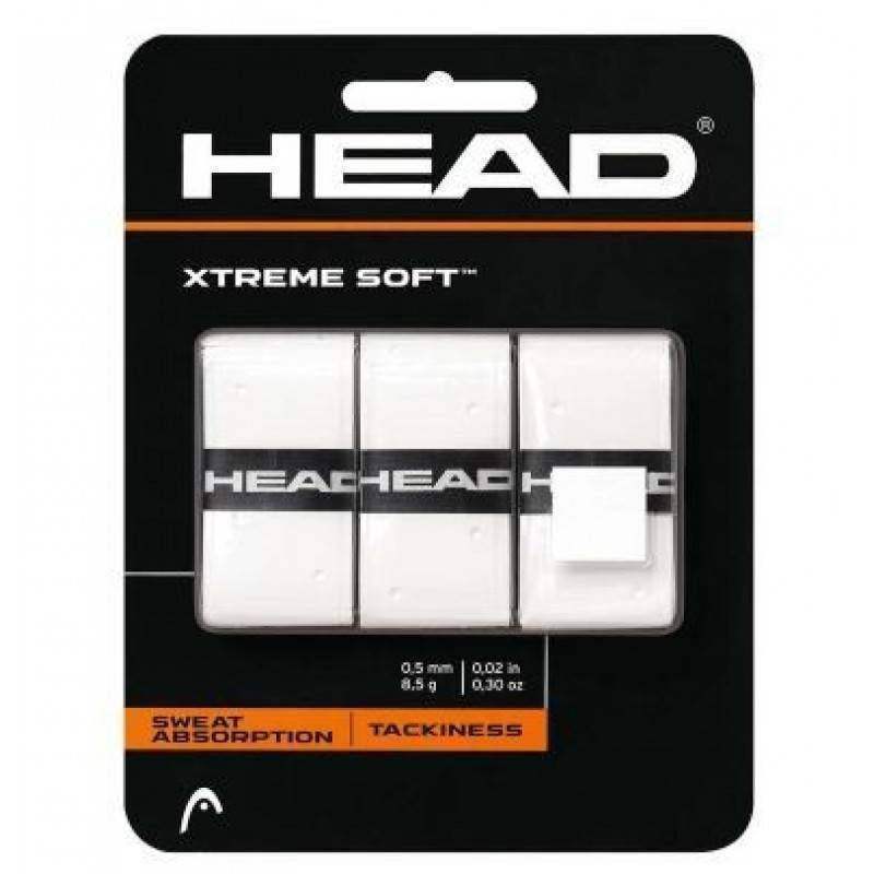 OVERGRIPS PADEL Head Xtreme Soft 3 Unidades Branco