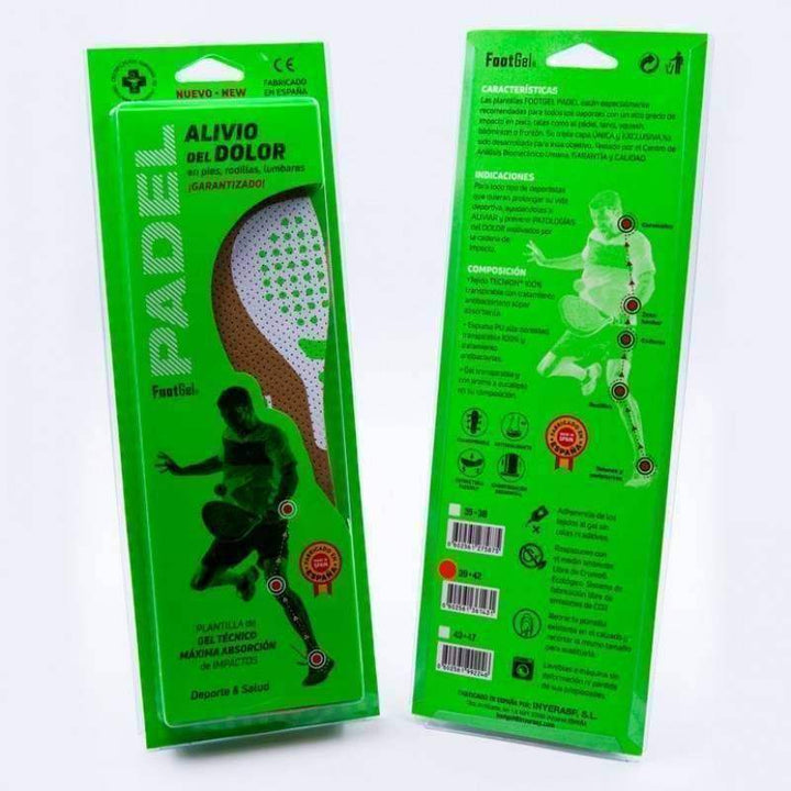 Pacote de palmilhas FootGel Padel