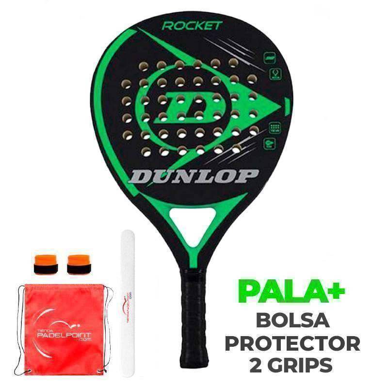 Pala Dunlop Rocket Verde