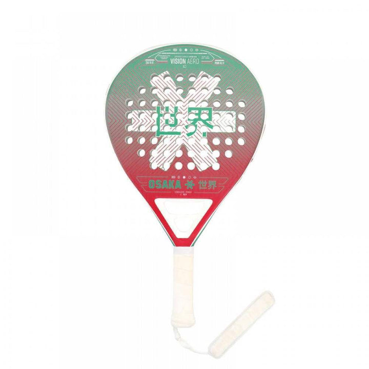 Raquete Osaka Vision Aero Power Vermelho Verde