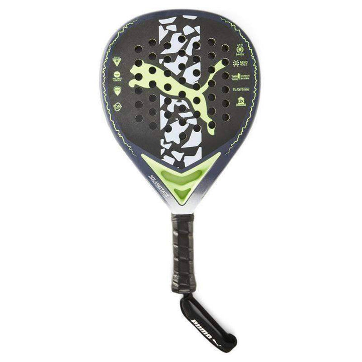 Puma Solar Attack CTR Navy Yellow Racquet