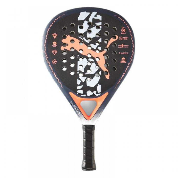 Puma Solar Attack Navy Orange Racquet