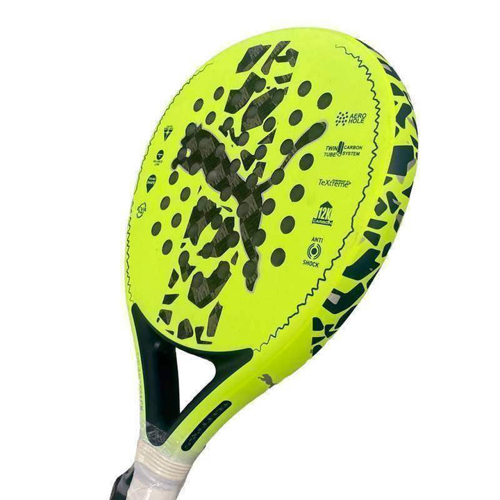 Puma Solar Attack RN Navy Yellow Racquet