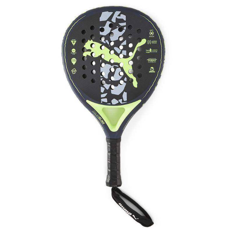 Puma Solar Blink CRT Navy Yellow Racquet