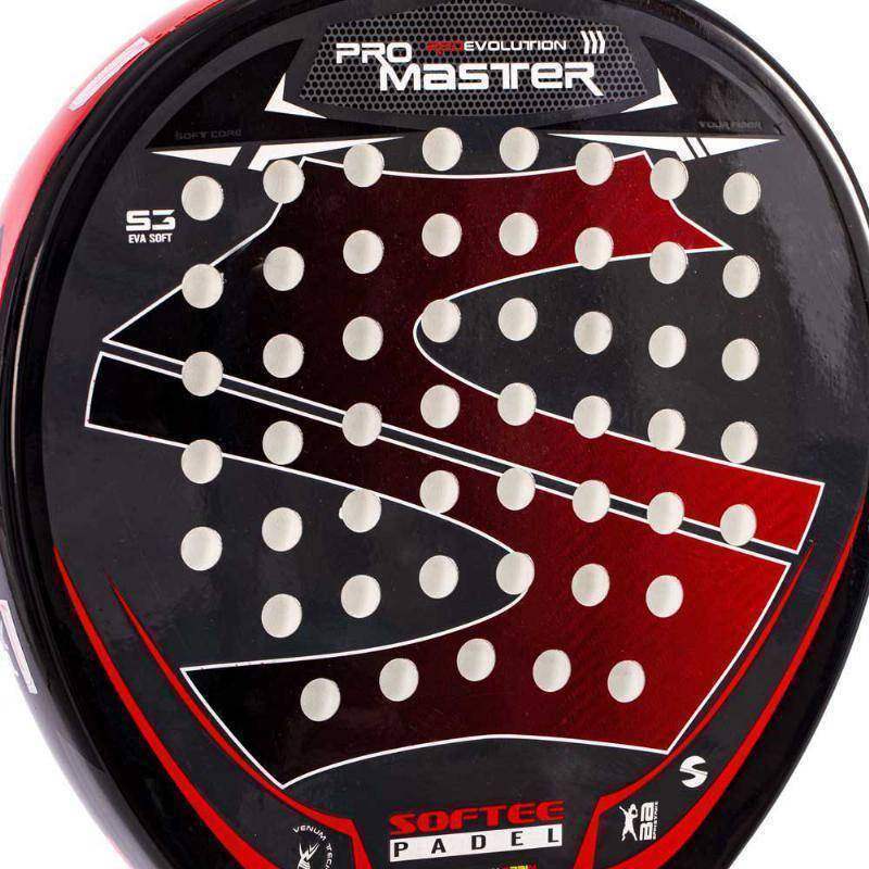 Softee Pro Master Evolution Red Racquet