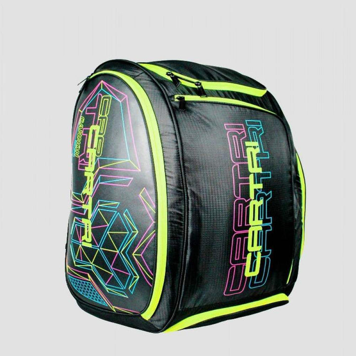 Saco Padel Cartri Raa Preto Amarelo Fluorescente