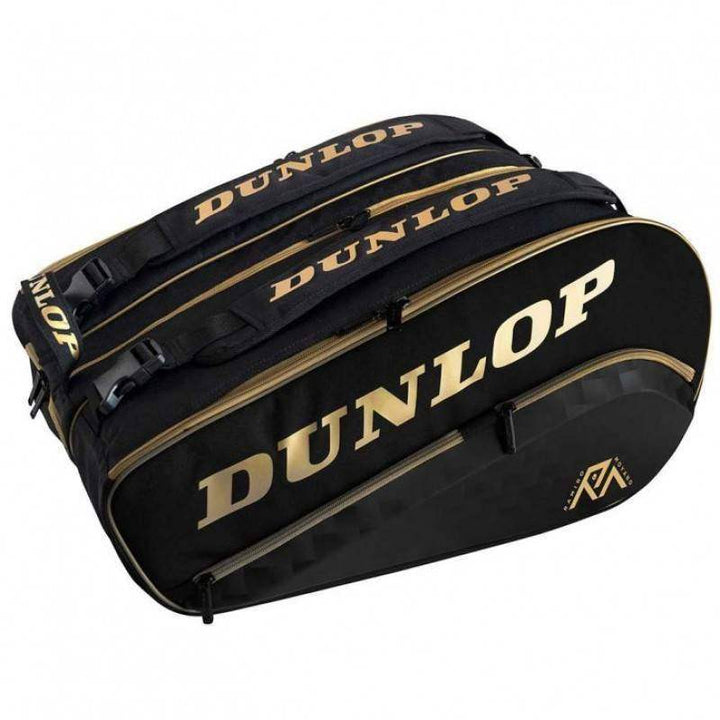 Saco de remo Dunlop Elite preto dourado