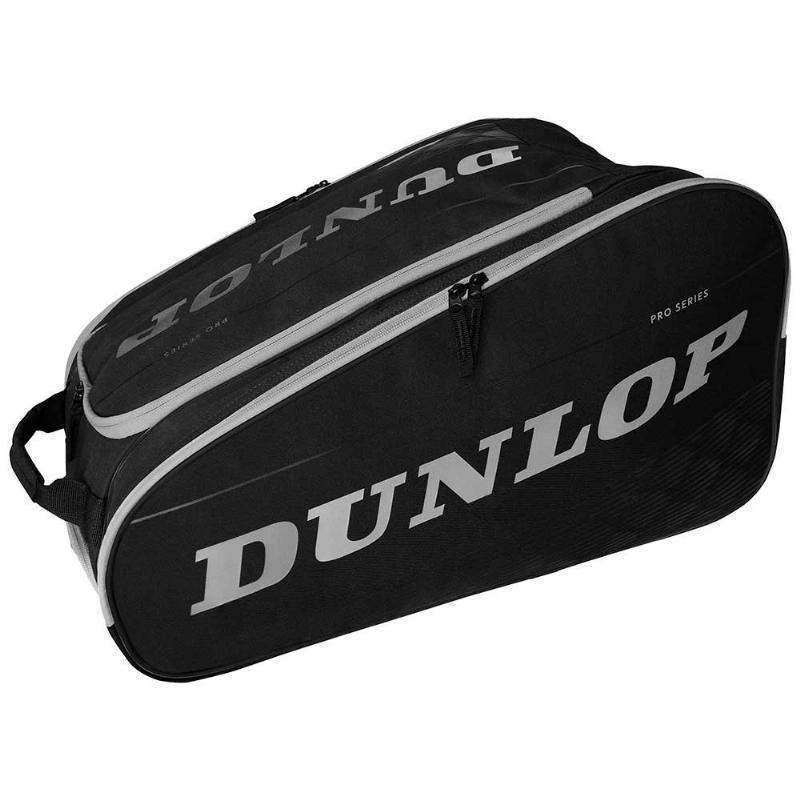 Saco de remo Dunlop Pro Series preto prateado