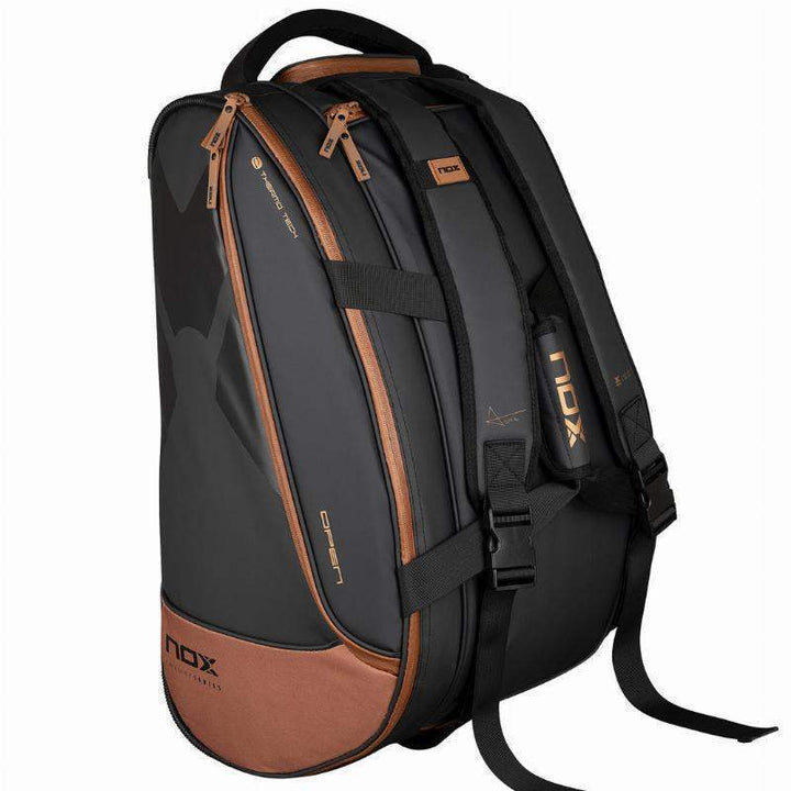 Nox AT10 Luxury Open Series Black Brown Padel Bag