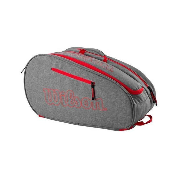 Wilson Team Gray Red Paddle Bag