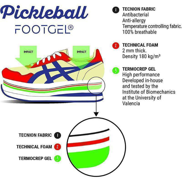 Palmilhas FootGel Pickleball