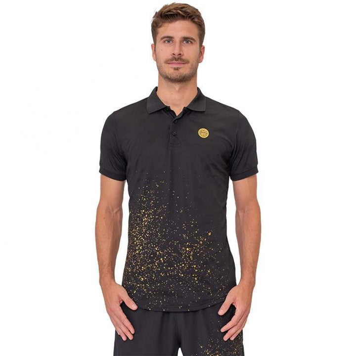 Polo Bidi Badu Paris Preto Dourado