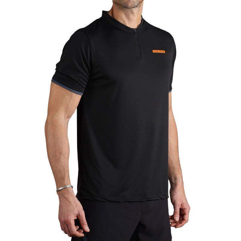 Polo Endless Bravery Negro Naranja