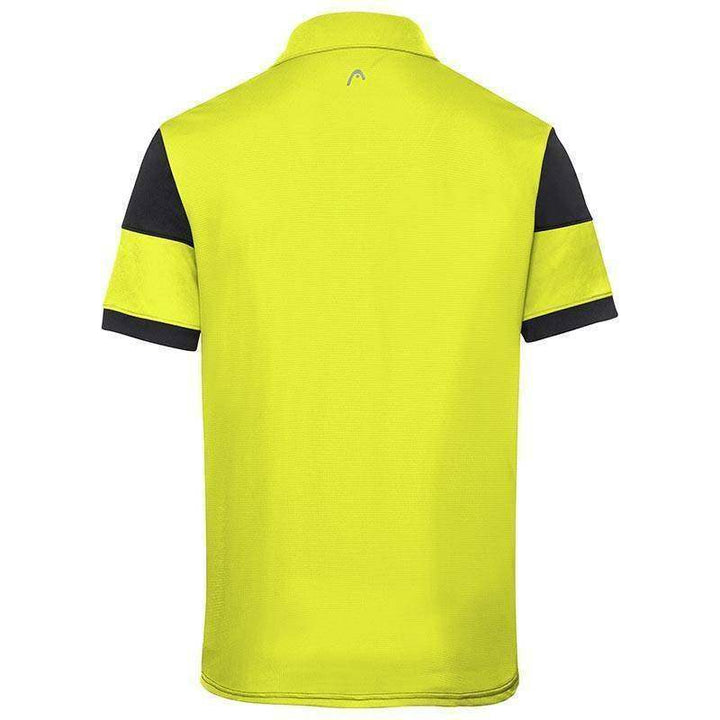 Polo Head Ace Negro Amarillo