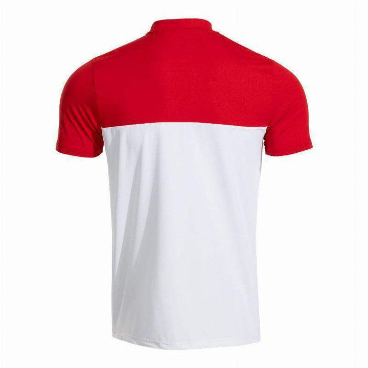 Polo Joma A1 Padel Blanco Rojo