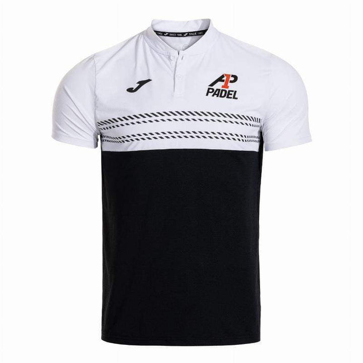 Polo Joma A1 Padel preto branco