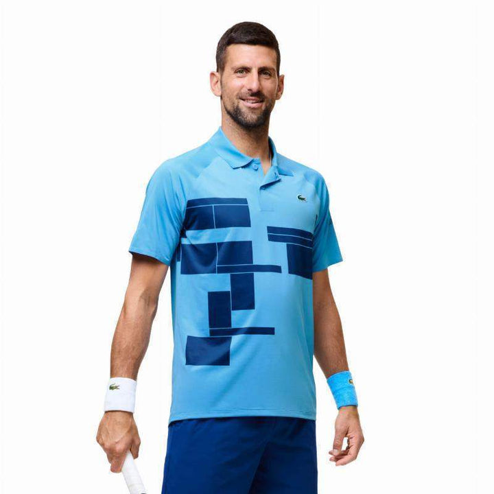 Polo Lacoste Novak Djokovic Ultra Dry Azul