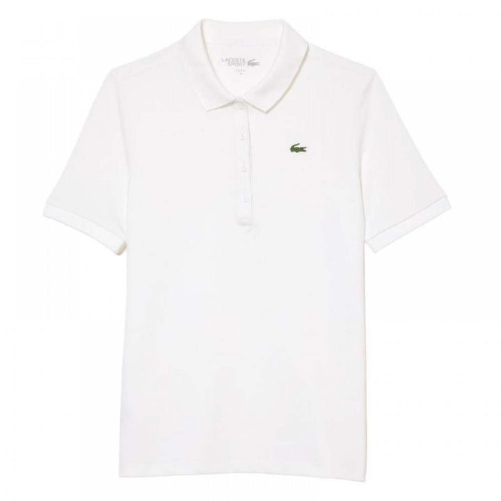 Polo feminino Lacoste Piqué branco