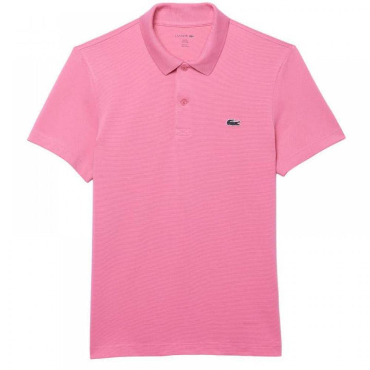 Lacoste Polo Regular Fit Algodão Rosa