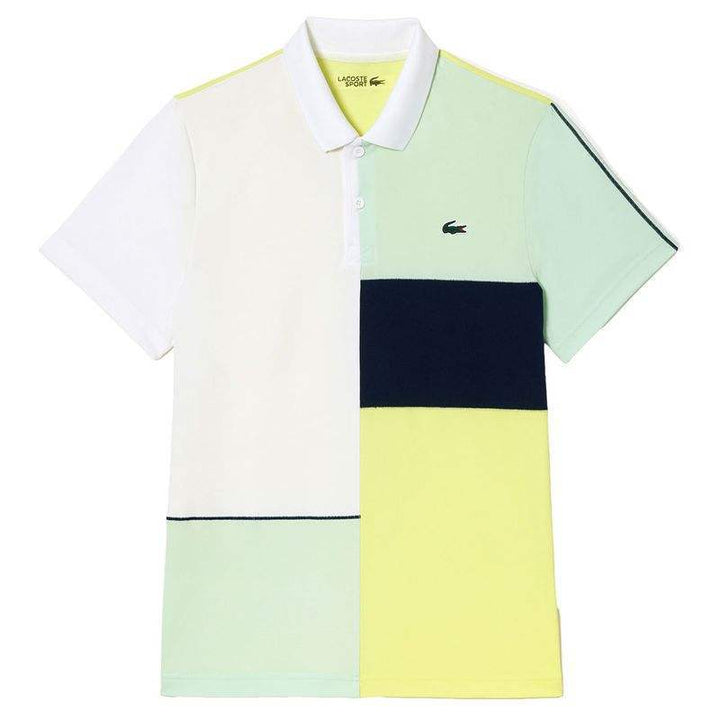 Lacoste Polo Regular Fit Recycled White Green