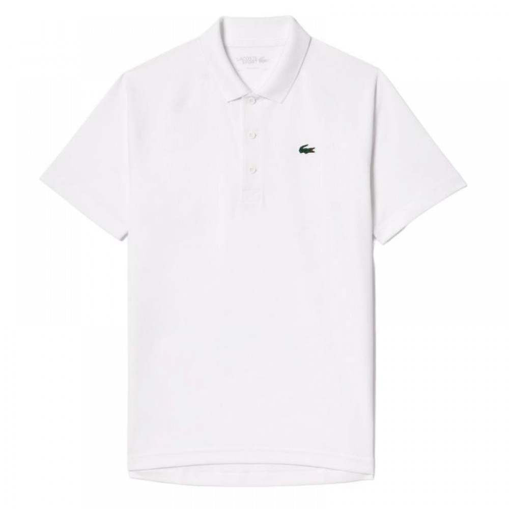 Polo Lacoste Sport White Green