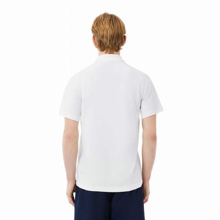 Polo Lacoste Sport Branco Verde