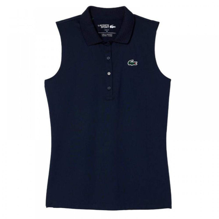 Lacoste Ultra Dry Navy Blue Women's Polo