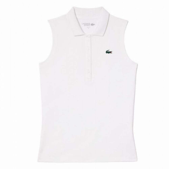 Lacoste Ultra Dry White Women's Polo