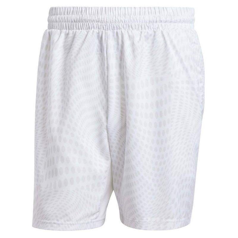 Adidas Club Graphic Shorts White Gray