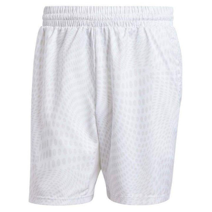 Short Adidas Club Graphic Blanco Gris