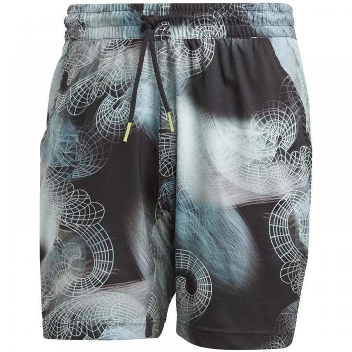 Calções Adidas Printed Ergo preto turquesa