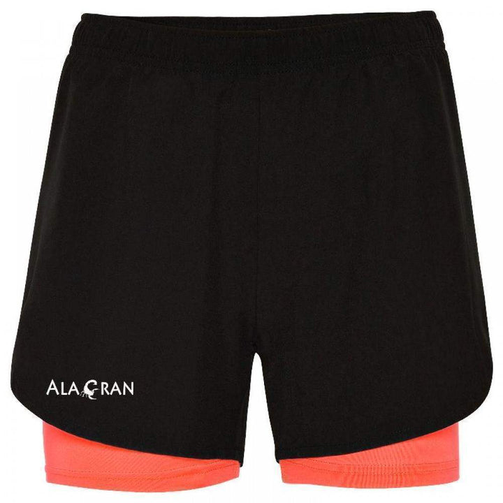 Calções femininos Alacran Elite Black Coral