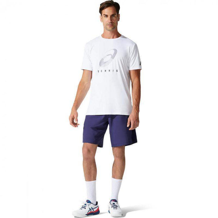 Asics Court 9In Blue Peacoat Shorts