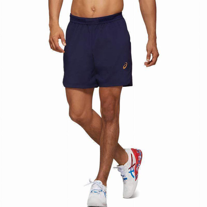 Asics Tennis 7In Blue Peacoat Shorts