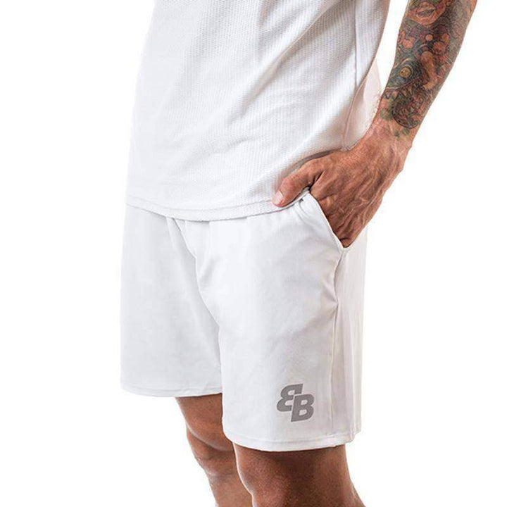 White BB Shorts