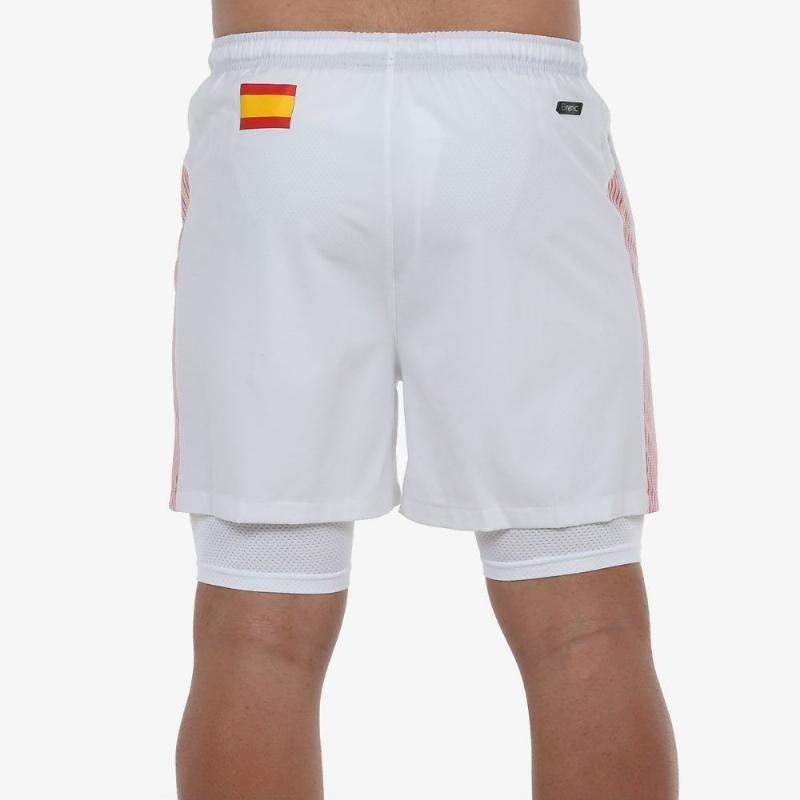 Bullpadel FEP Elato White Shorts