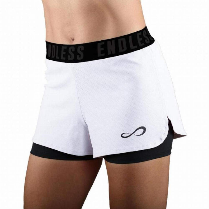 Endless Tech Iconic White Women's Shorts