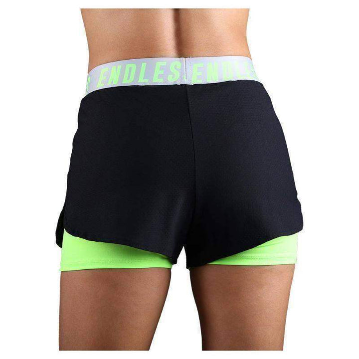 Endless Tech Iconic Shorts Black Green