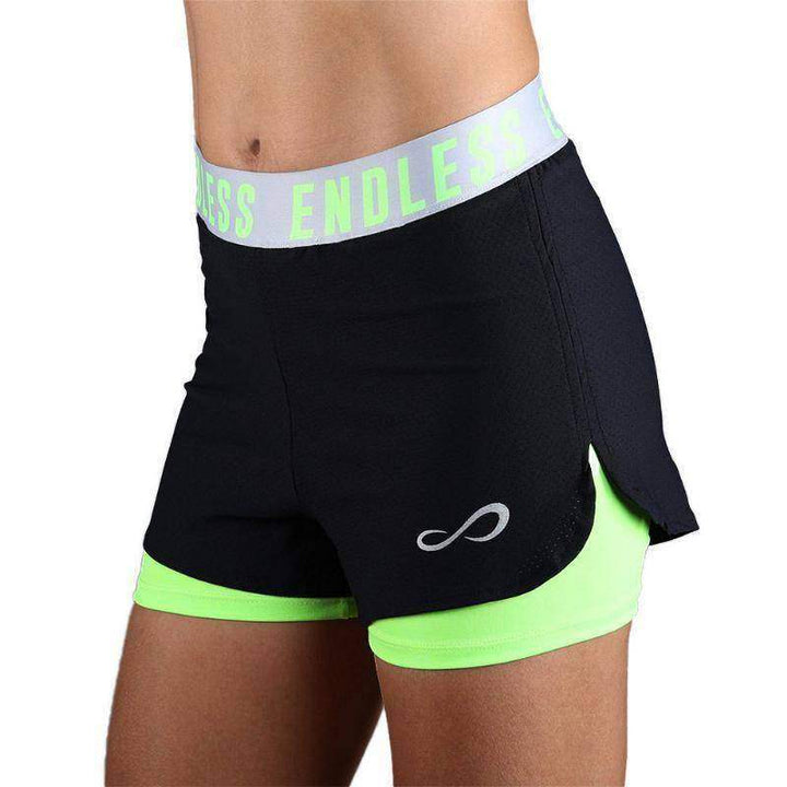 Endless Tech Iconic Shorts Black Green