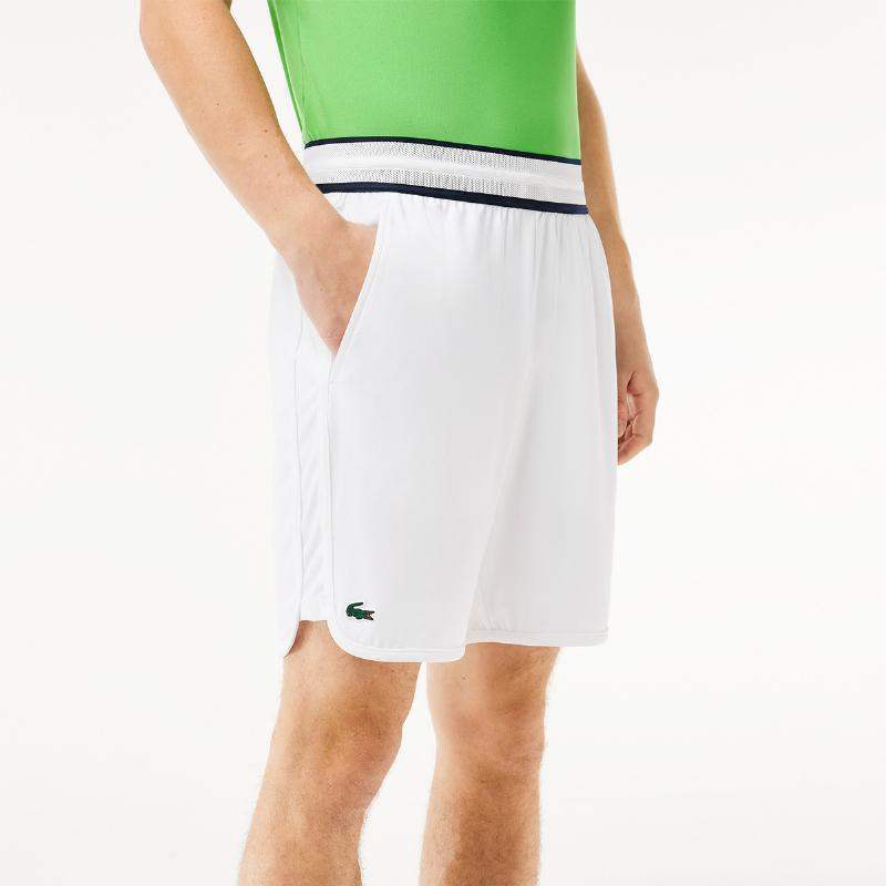 Calções Lacoste Daniil Medvedev Sport Branco