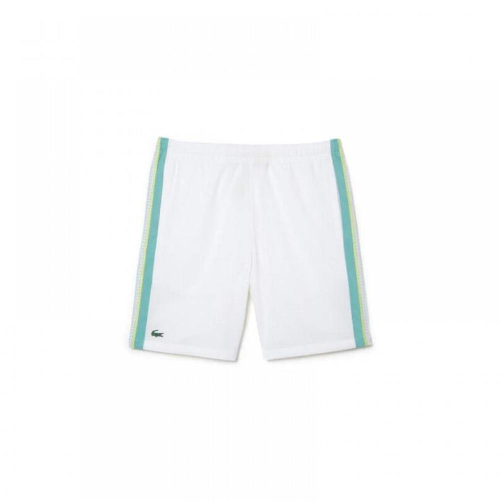 Shorts Lacoste Recycled Polyester White Green