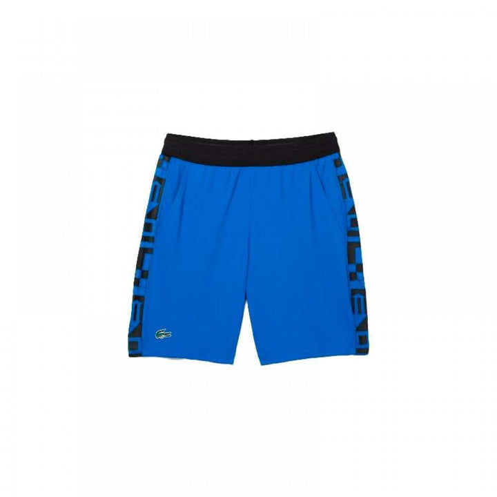 Lacoste Sport Blue Printed Shorts