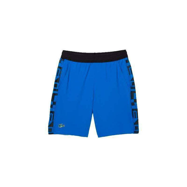 Shorts Lacoste Sport Azul Estampado