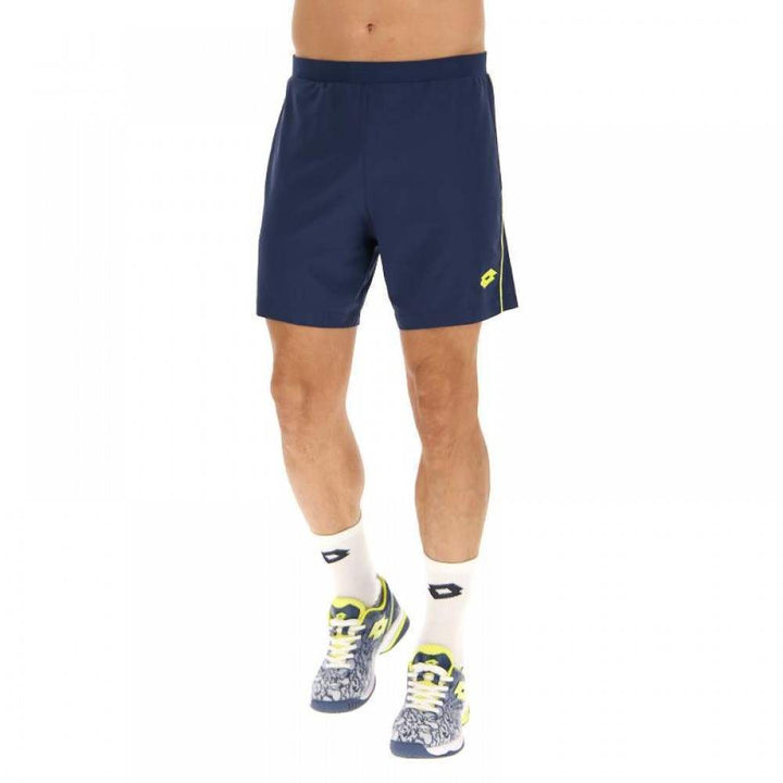 Lotto Superrapida V Shorts Blue Denim Yellow Fluor