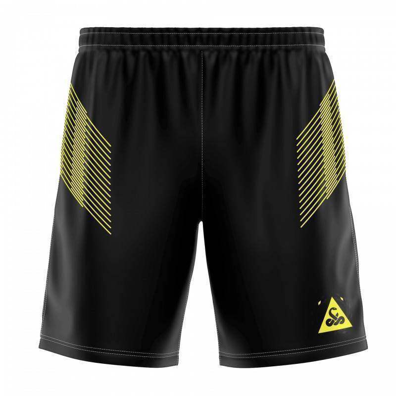 Vibora Team Shorts Black Yellow