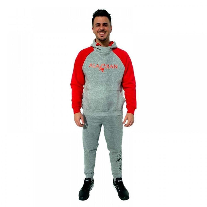 Sudadera Alacran Elite Gris Rojo