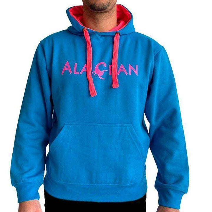 Sweatshirt Alacran Team Azul Fluor Rosa Fluor