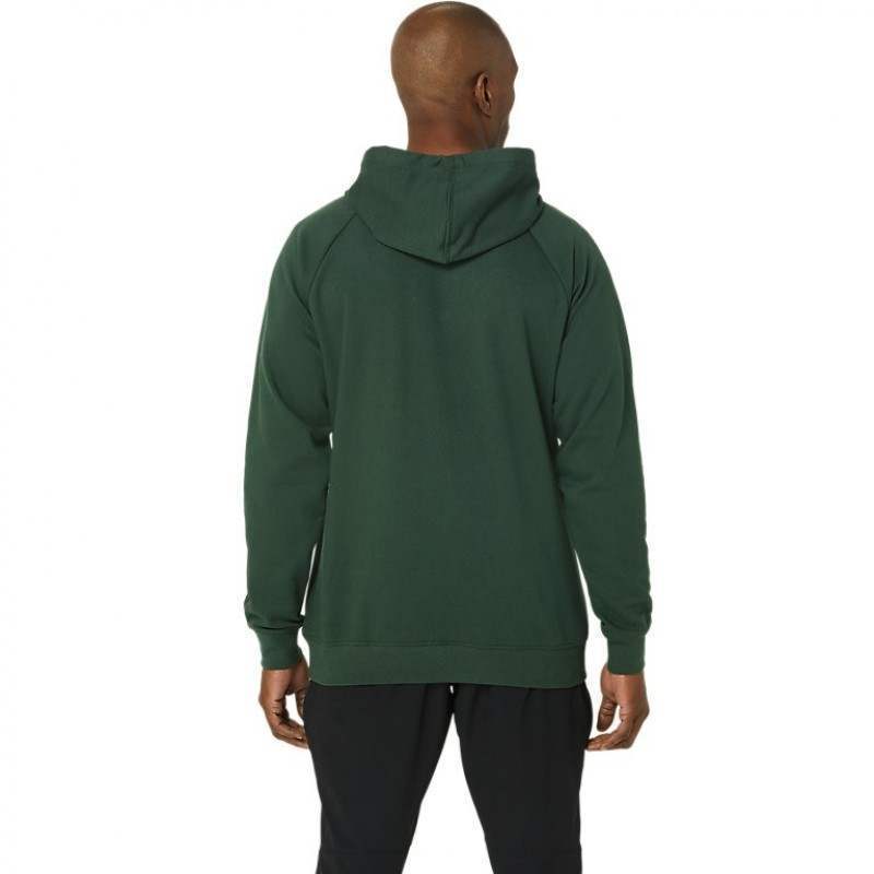 Asics Big Sweatshirt Verde Floresta Preto