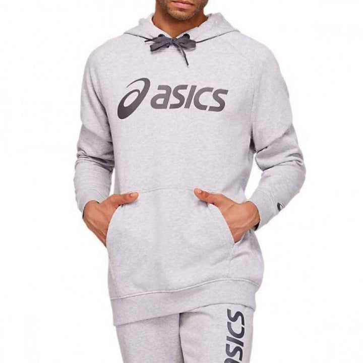 Asics Large Logo Sweatshirt Light Gray Dark Gray