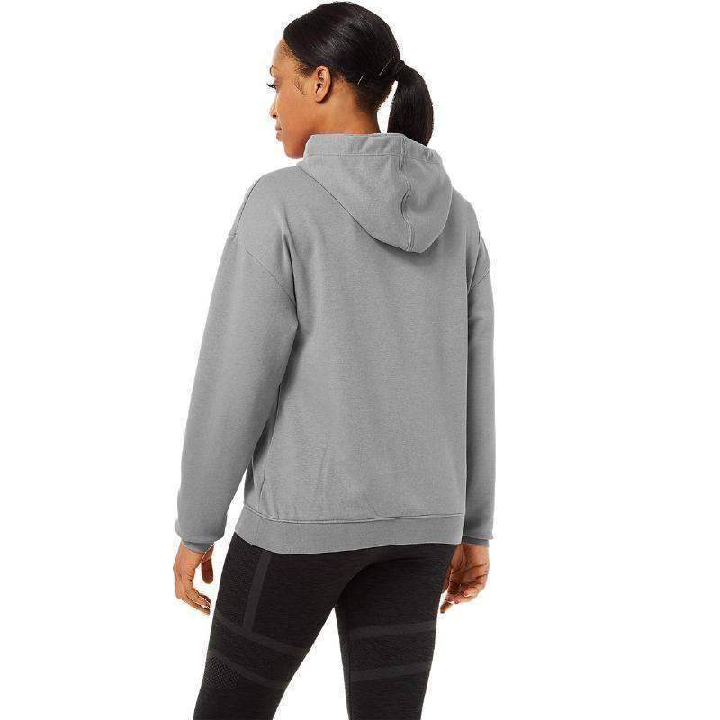 Sweatshirt Asics Big Logo cinzento mulher